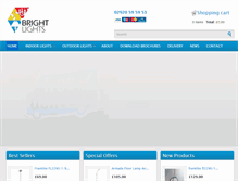 Tablet Screenshot of brightlightsuk.com